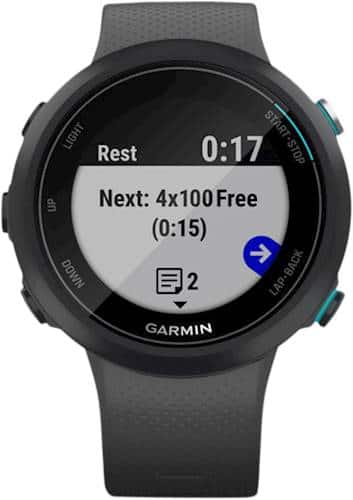 Garmin - Swim 2 Smartwatch 42mm Polímero Reforçado com Fibra - Slate-010-02247-00