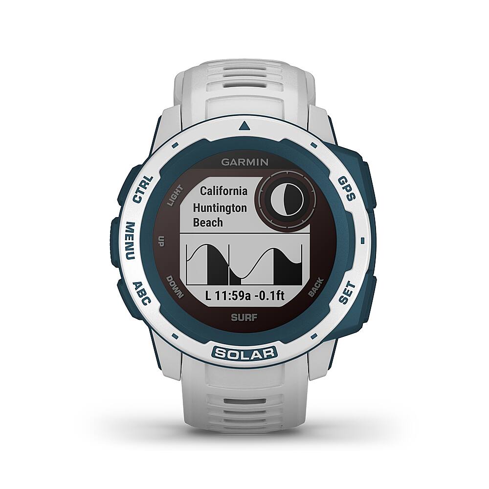Garmin - Instinct Solar Surf GPS Smartwatch 45mm Polímero Reforçado com Fibra - Cloudbreak-010-02293-18