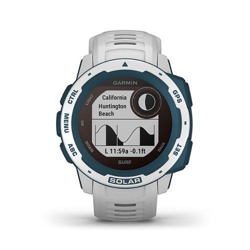 Garmin - Instinct Solar Surf GPS Smartwatch 45mm Polímero Reforçado com Fibra - Cloudbreak-010-02293-18