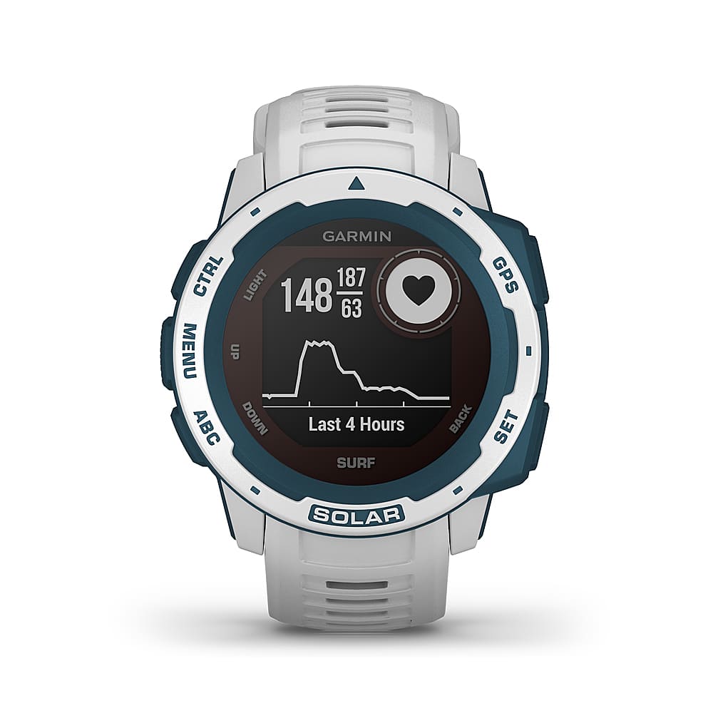 Garmin - Instinct Solar Surf GPS Smartwatch 45mm Polímero Reforçado com Fibra - Cloudbreak-010-02293-18