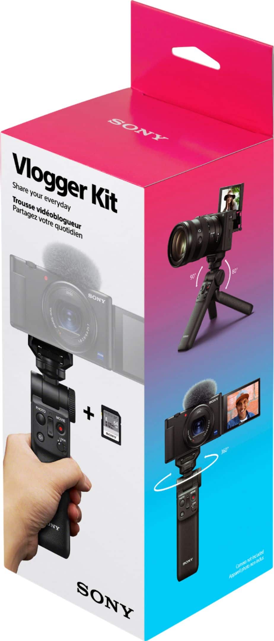 Sony - Kit de acessórios para Vlogger - Preto-ACCVC1