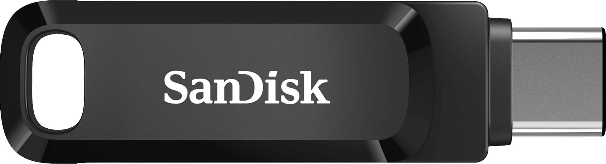 Pen Drive SanDisk - Unidade Flash Ultra Dual Drive Go 256 GB USB Tipo A/USB Tipo C - Preto-SDDDC3-256G-A46