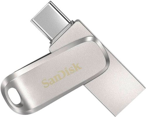 Pen Drive SanDisk - Ultra Dual Drive Luxe 512 GB USB 3.1, unidade flash USB tipo C - prata-SDDDC4-512G-A46