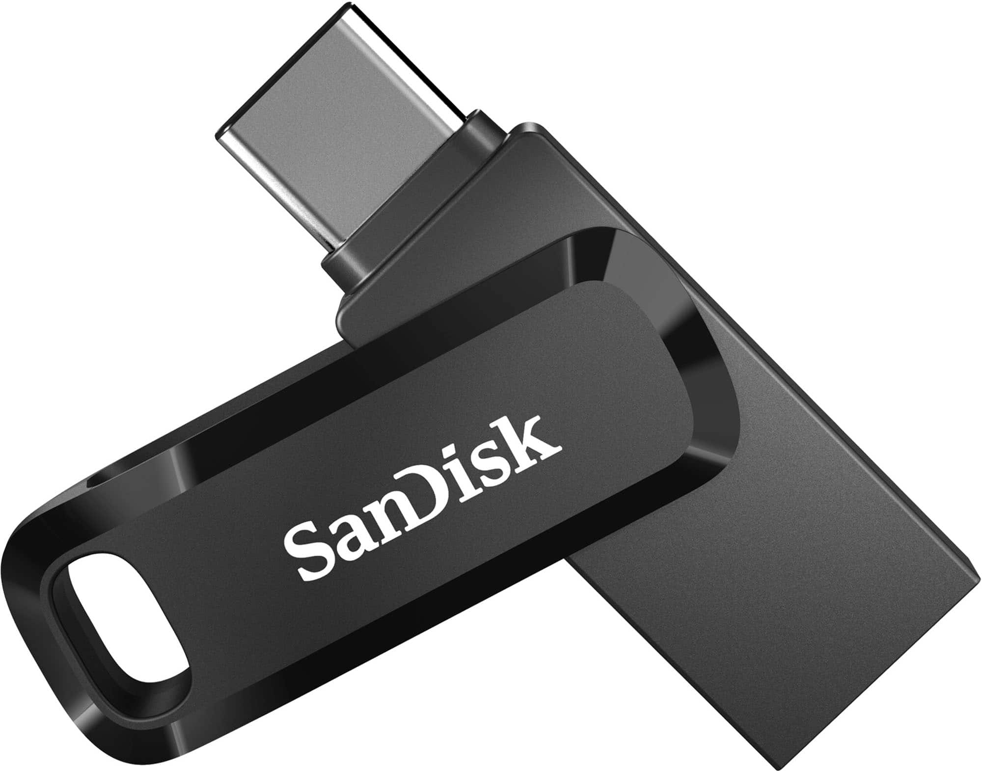 Pen Drive SanDisk - Unidade Flash Ultra Dual Drive Go 64 GB USB Tipo A/USB Tipo C - Preto-SDDDC3-064G-A46