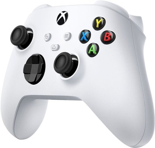 Microsoft - ctrl s/fio p/ p/ vídeo gameXbox p/ Xbox Series X, Xbox Series S, Xbox One, dispositivos Windows - Robot White-QAS-00007/QAS-00001