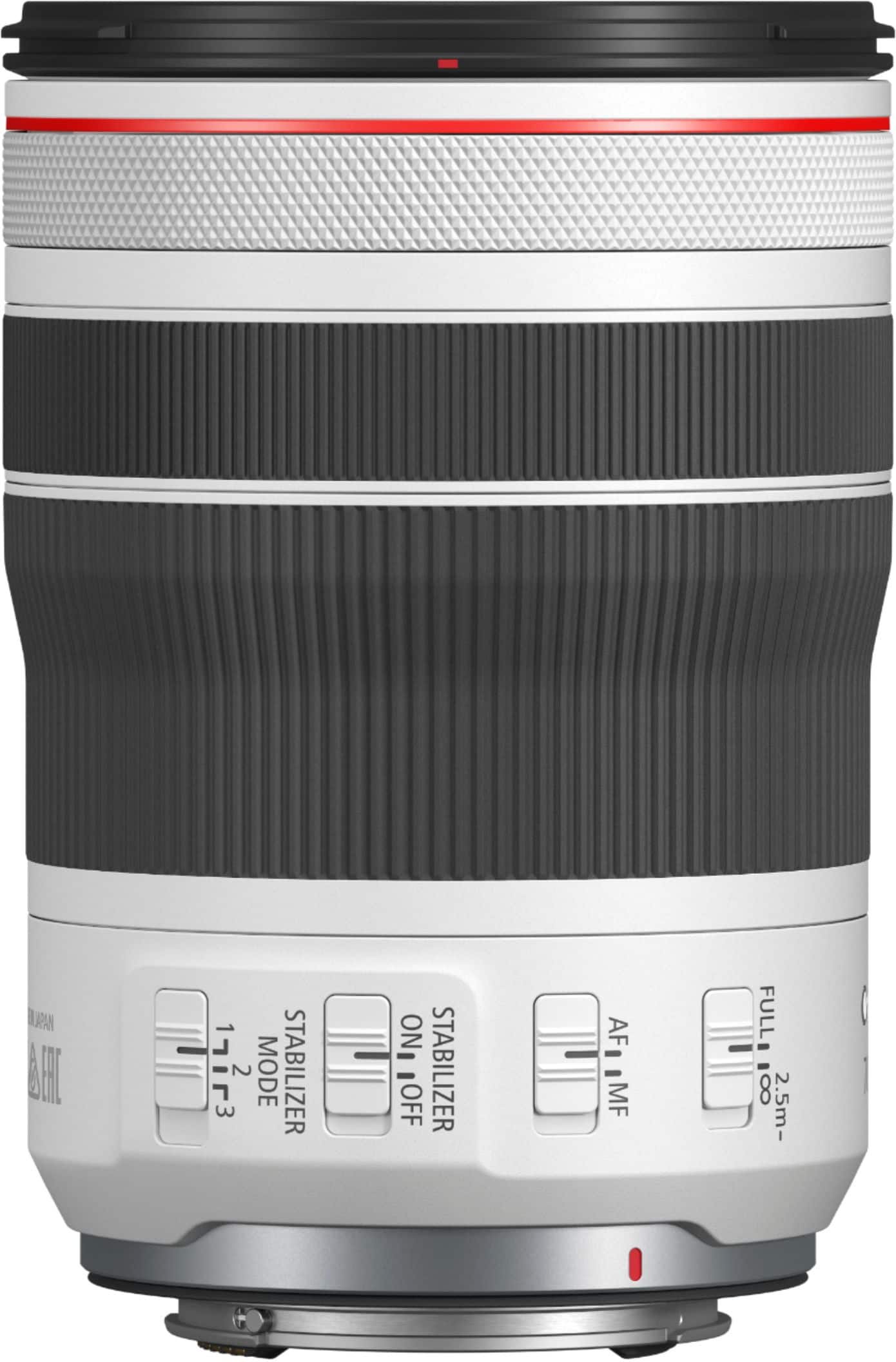 Canon - Lente zoom telefoto RF70-200mm F4 L IS USM para câmeras EOS série R - Branco-4318C002
