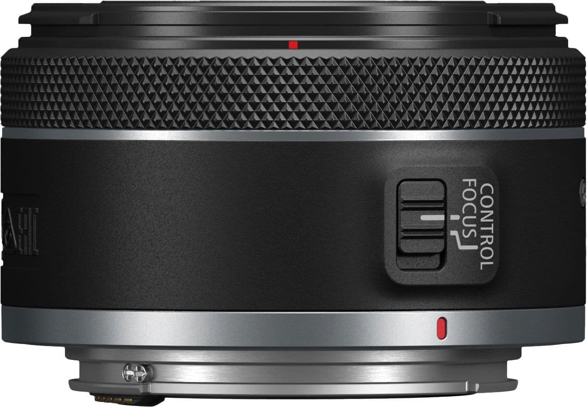 Canon - Lente principal padrão RF50mm F1.8 STM para câmeras EOS série R - Preto-4515C002