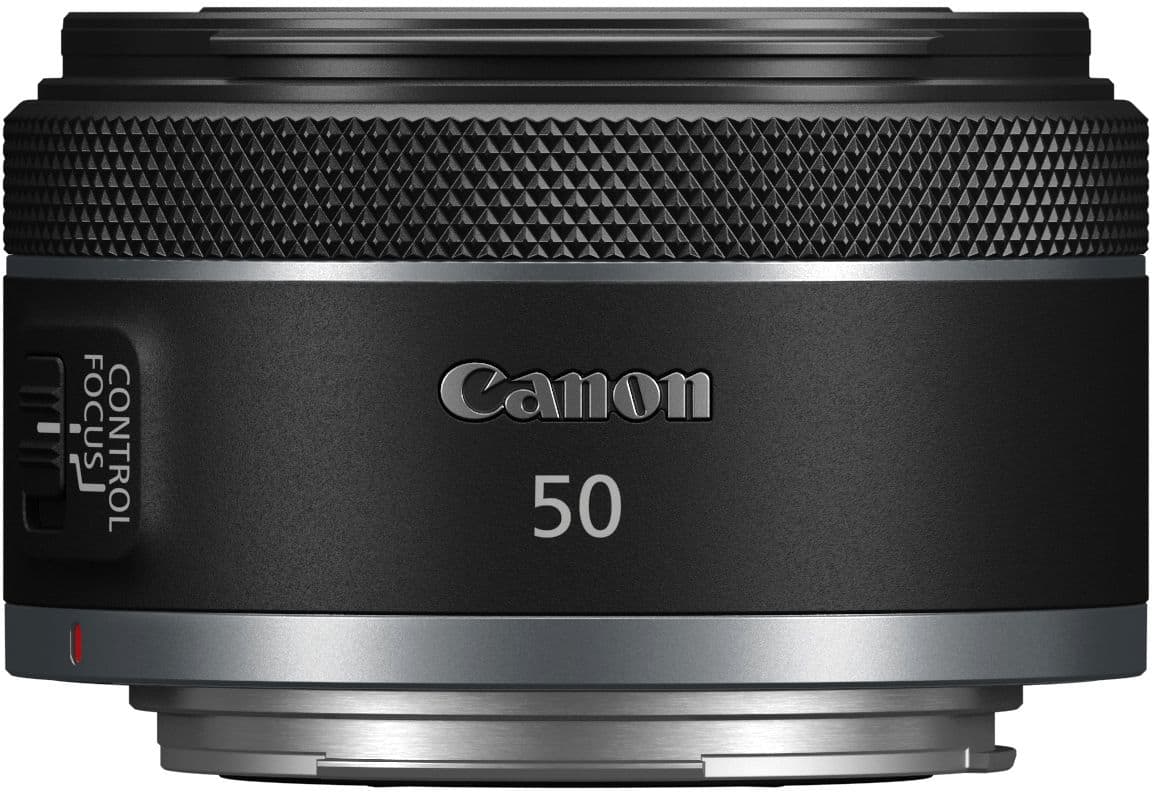 Canon - Lente principal padrão RF50mm F1.8 STM para câmeras EOS série R - Preto-4515C002