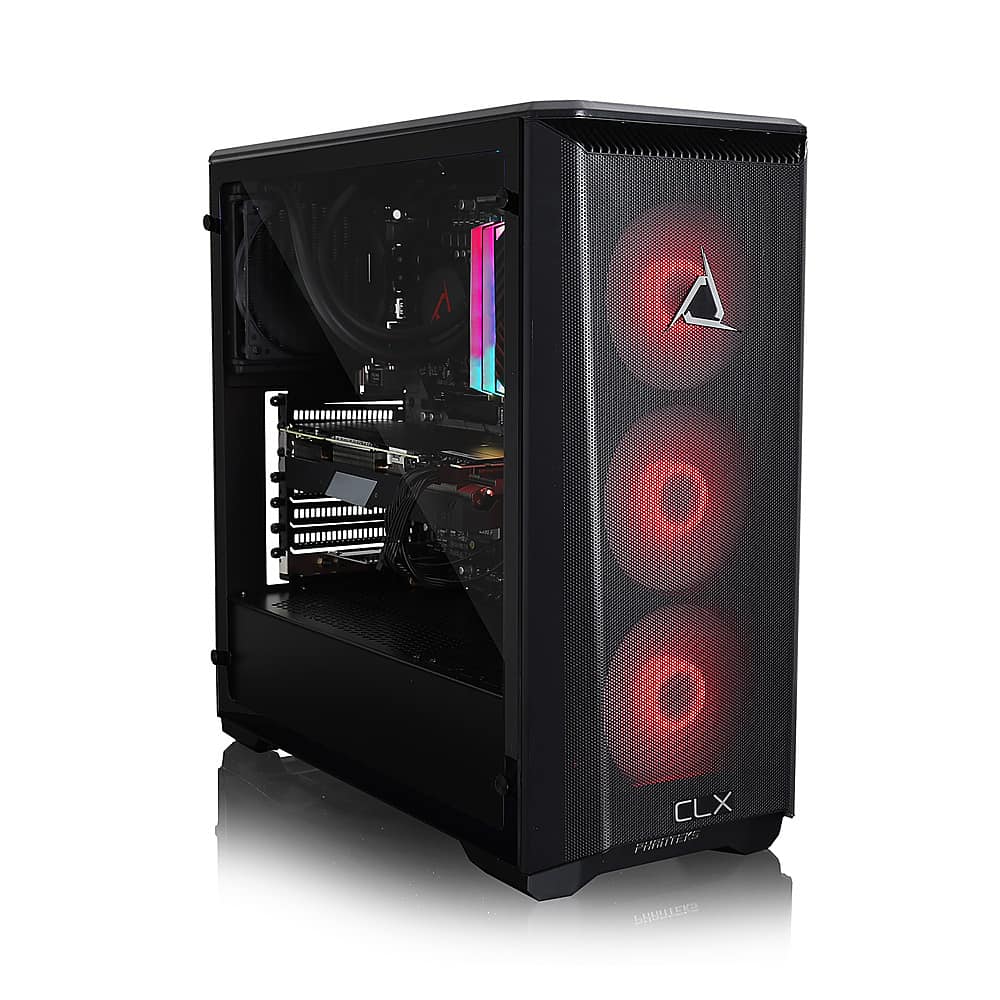 CLX - SET Gaming Desktop - AMD Ryzen 9 5900X - 32GB de memória - NVIDIA GeForce RTX 3070 - SSD de 960GB + HDD de 4TB - Preto-TGMSETRTH0B14BR