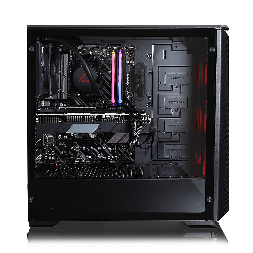 CLX - SET Gaming Desktop - AMD Ryzen 9 5900X - 32GB de memória - NVIDIA GeForce RTX 3070 - SSD de 960GB + HDD de 4TB - Preto-TGMSETRTH0B14BR
