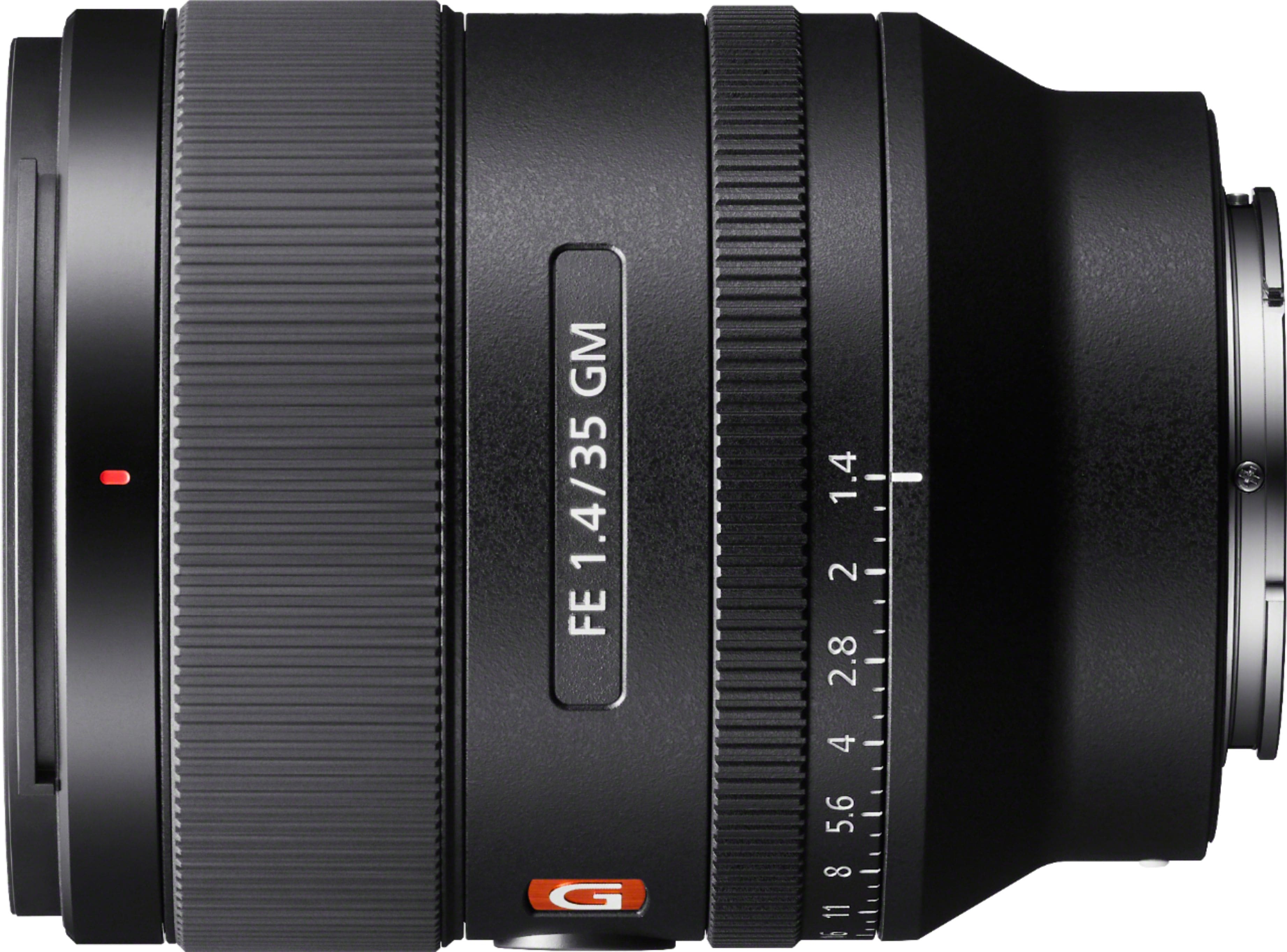 Sony - Alpha FE 35mm F1.4 GM Full Frame Grande Abertura Grande Angular G Master Lente de montagem E - Preto-SEL35F14GM