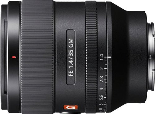 Sony - Alpha FE 35mm F1.4 GM Full Frame Grande Abertura Grande Angular G Master Lente de montagem E - Preto-SEL35F14GM