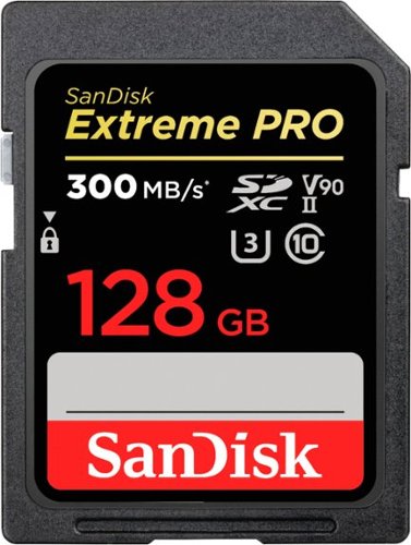 SanDisk - Cartão de memória Extreme Pro 128GB SDXC UHS-II-SDSDXDK-128G-ANCIN