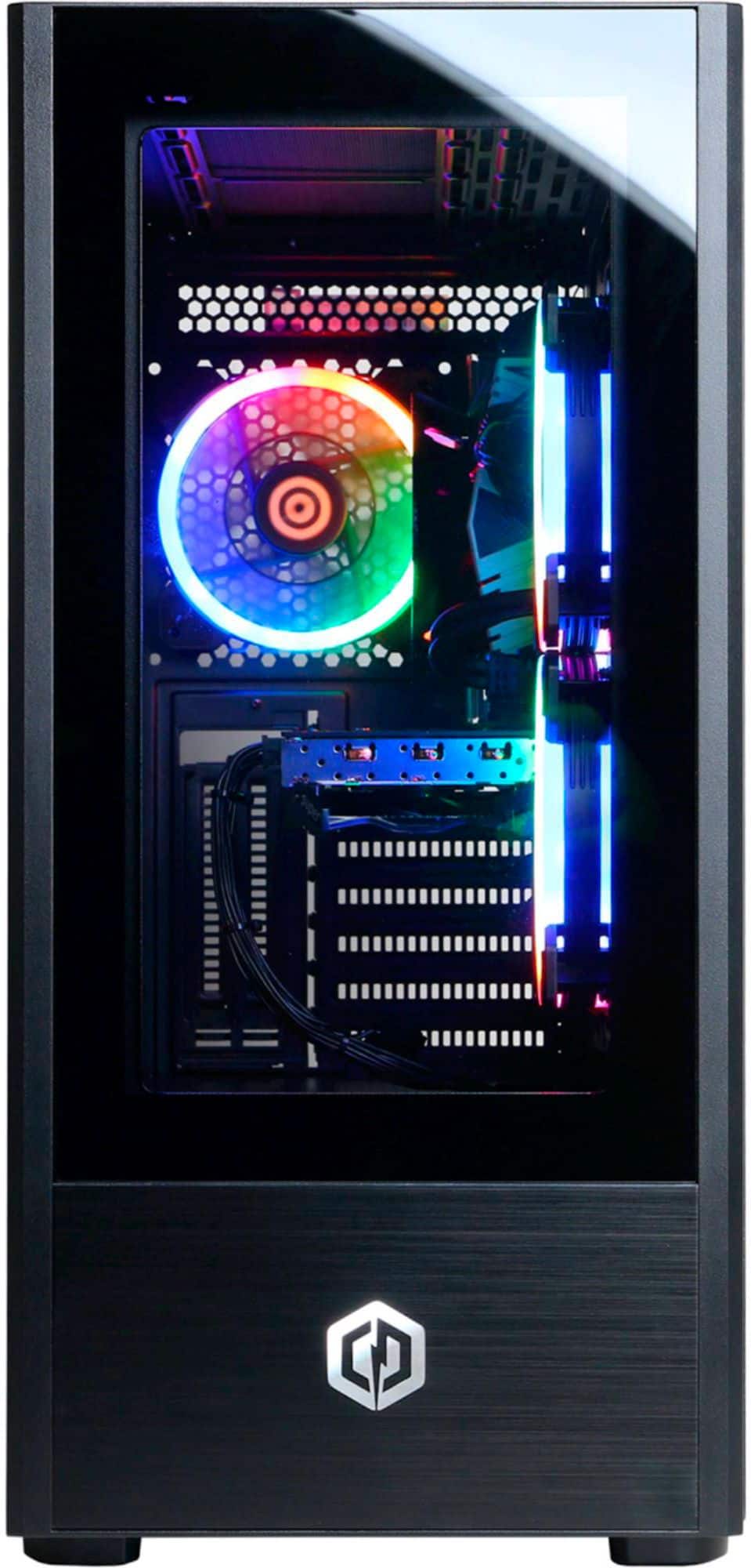 CyberPowerPC - Desktop Gamer Xtreme Gaming - Intel Core i7-10700F - 16GB de memória - NVIDIA GeForce RTX 3060 - HDD de 1TB + SSD de 500GB-GXI3400BSTV4