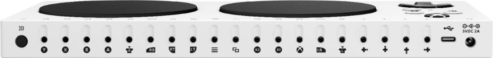 Microsoft - Controle Bluetooth de viode game Adaptativo Xbox - Branco-JMU-00003