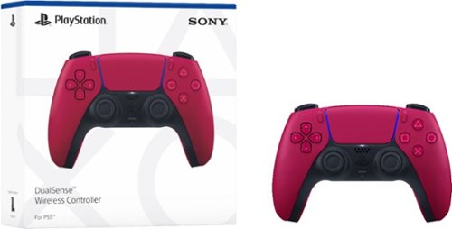 Sony - PlayStation 5 - Controle sem fio para para vídeo gameDualSense - Cosmic Red-1000039937/3006393