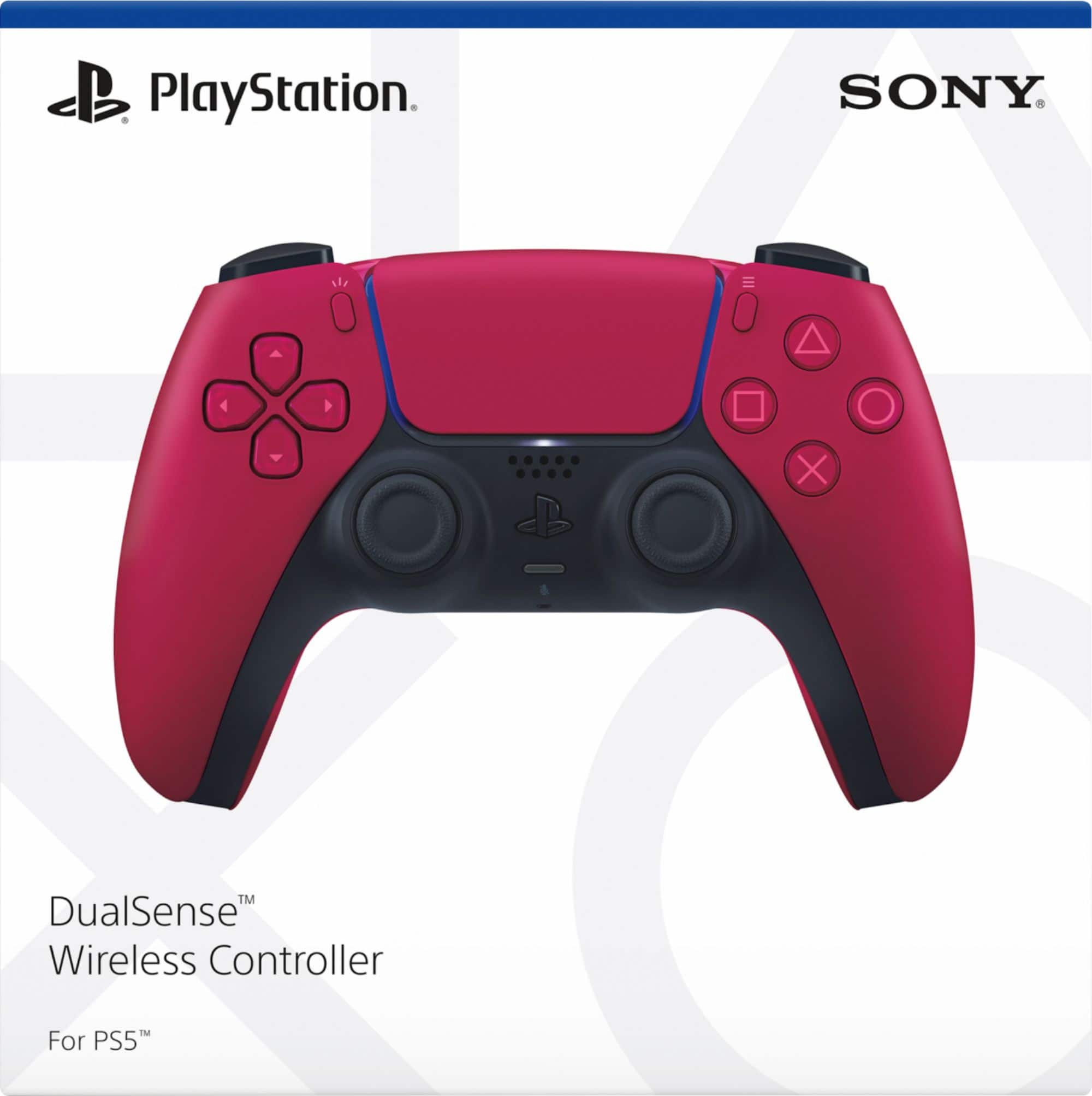 Sony - PlayStation 5 - Controle sem fio para para vídeo gameDualSense - Cosmic Red-1000039937/3006393