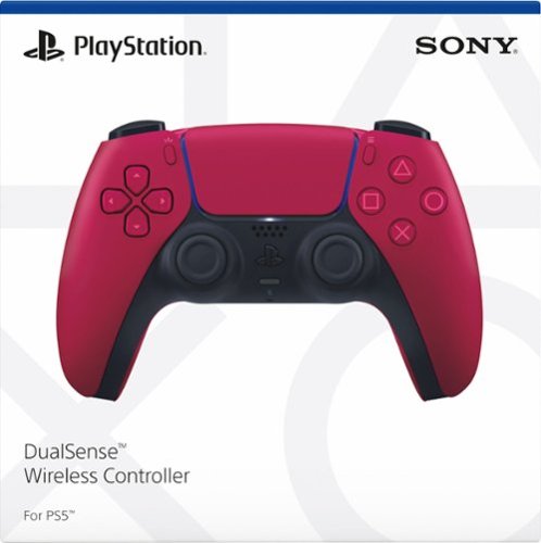 Sony - PlayStation 5 - Controle sem fio para para vídeo gameDualSense - Cosmic Red-1000039937/3006393