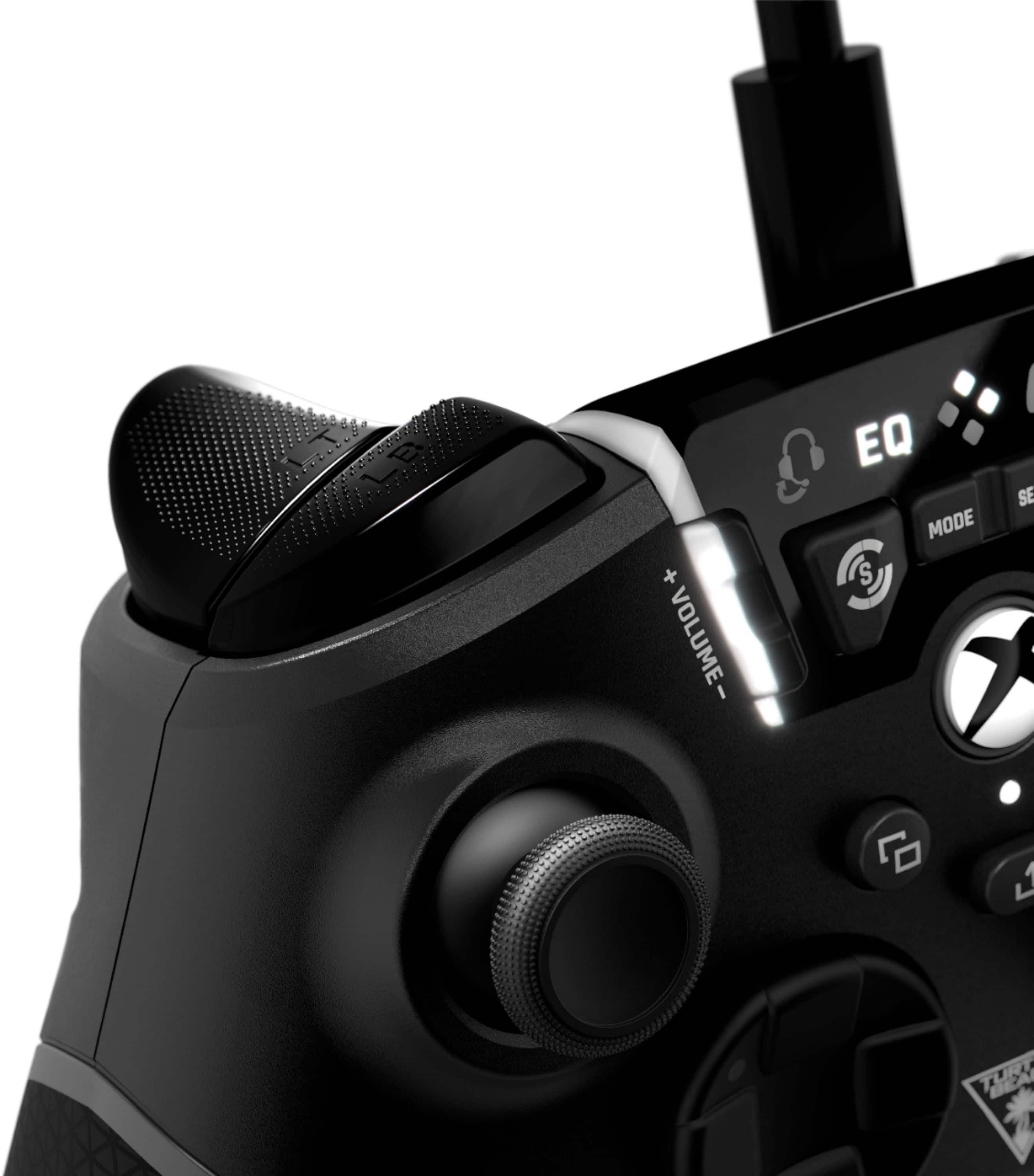 Turtle Beach - ctrl Bluetooth Recon com fio p/ Xbox Series X, Xbox Series S, Xbox One e PCs com Windows com botões remapeáveis - Black-TBS-0700-01