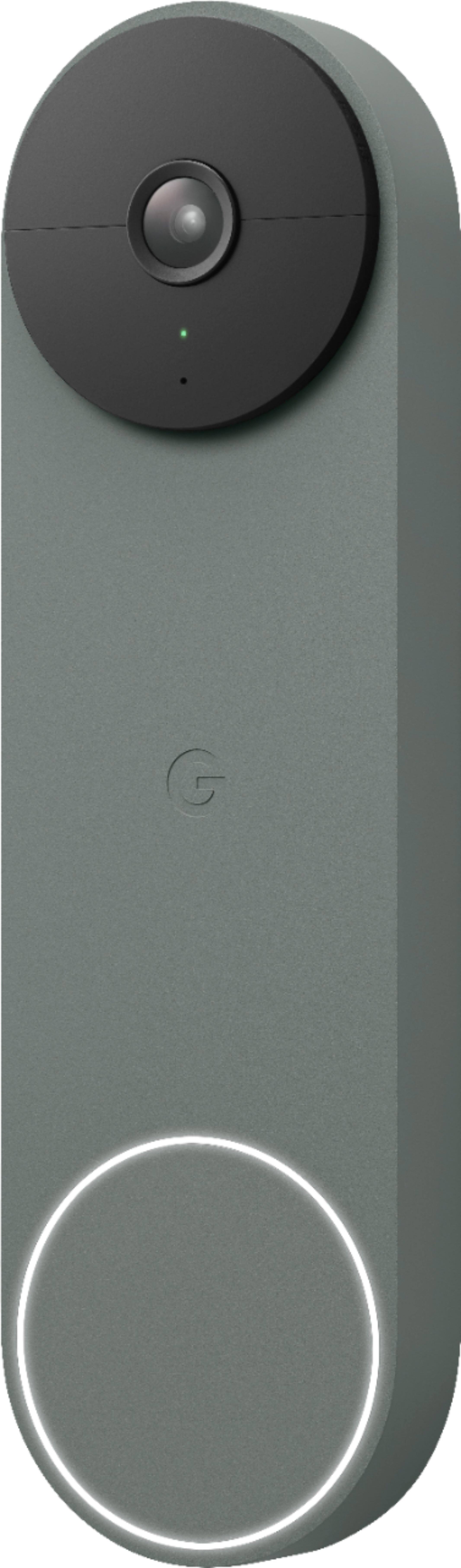 Google - Campainha de vídeo Nest Wi-Fi - Funciona com bateria - Ivy-GA02075-US