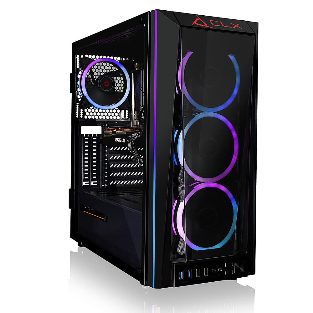 CLX - SET Gaming Desktop - AMD Ryzen 9 5900X - 32GB de memória - Radeon RX 6700 XT - 500GB NVMe M.2 SSD + 4TB HDD - Preto-TGMSETRXH1629BM