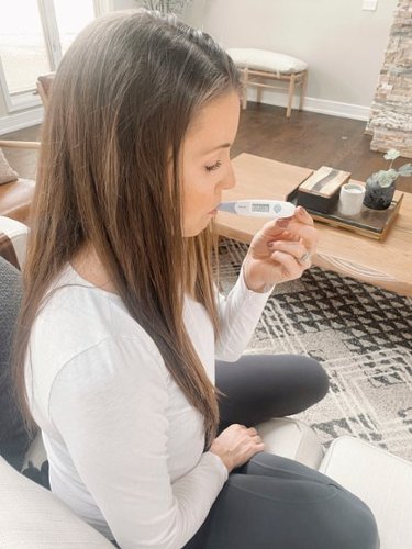 Beurer - Termômetro - Branco/Roxo-OT20