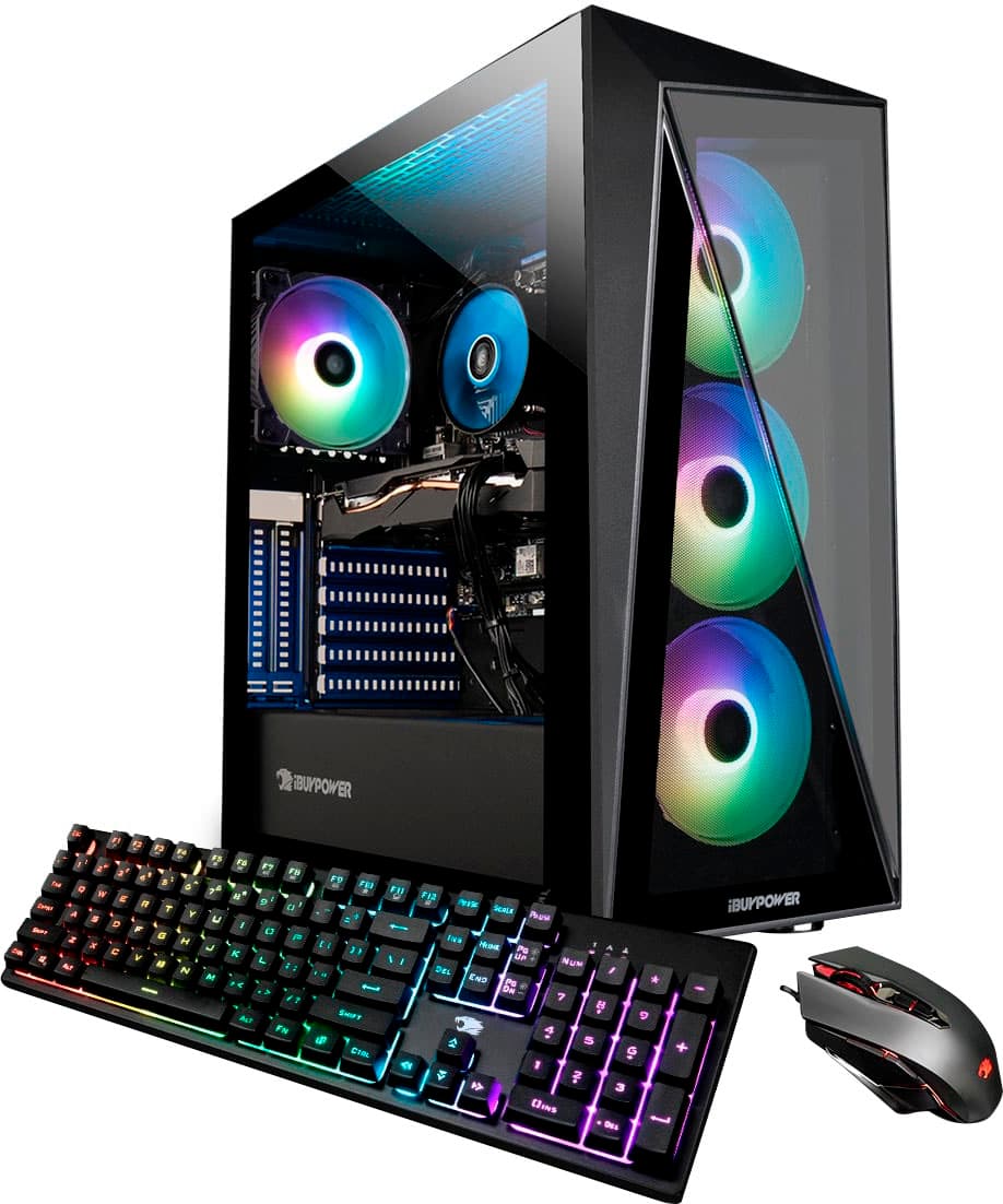 iBUYPOWER - SlateMR Gaming Desktop - Intel i3 10105F - 8GB de memória - NVIDIA GTX 1050Ti 4GB - 256GB SSD-SLATEMR204I