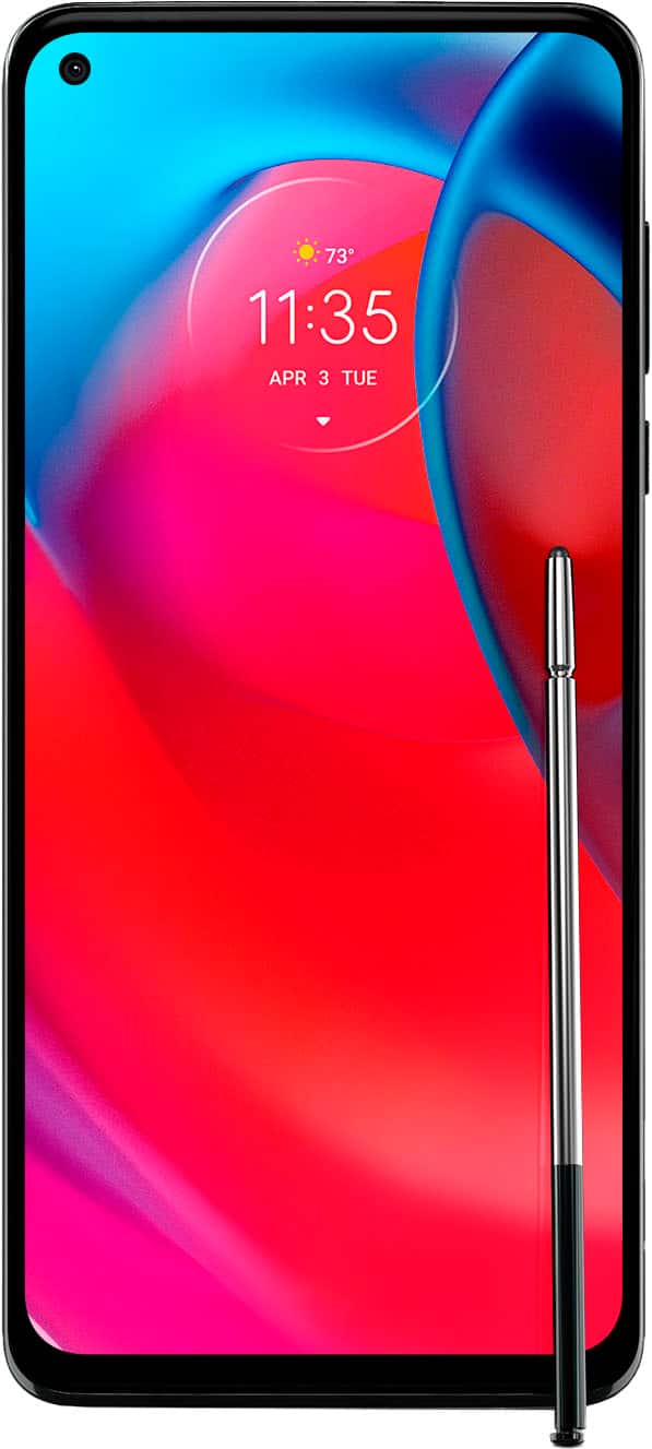 Celular Motorola - Moto G Stylus 5G 256 GB recondicionado certificado pelo Geek Squad (desbloqueado) - Cosmic Emerald-GSRF PAN00004US