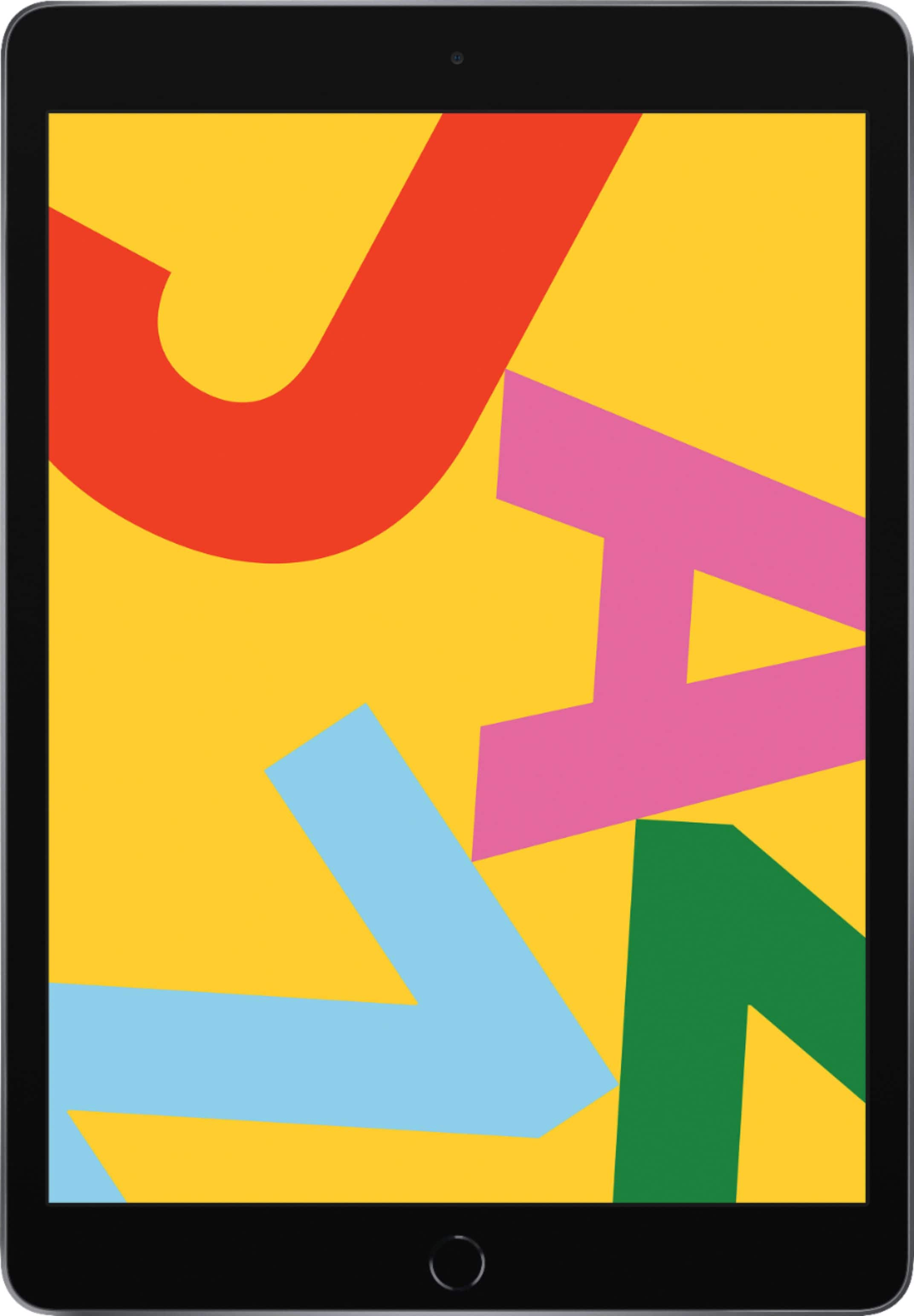 Apple - iPad recondicionado de 10,2 polegadas certificado pelo Geek Squad (7ª geração) com Wi-Fi - 32 GB - cinza espacial-TI-GSRF MW742LL/A