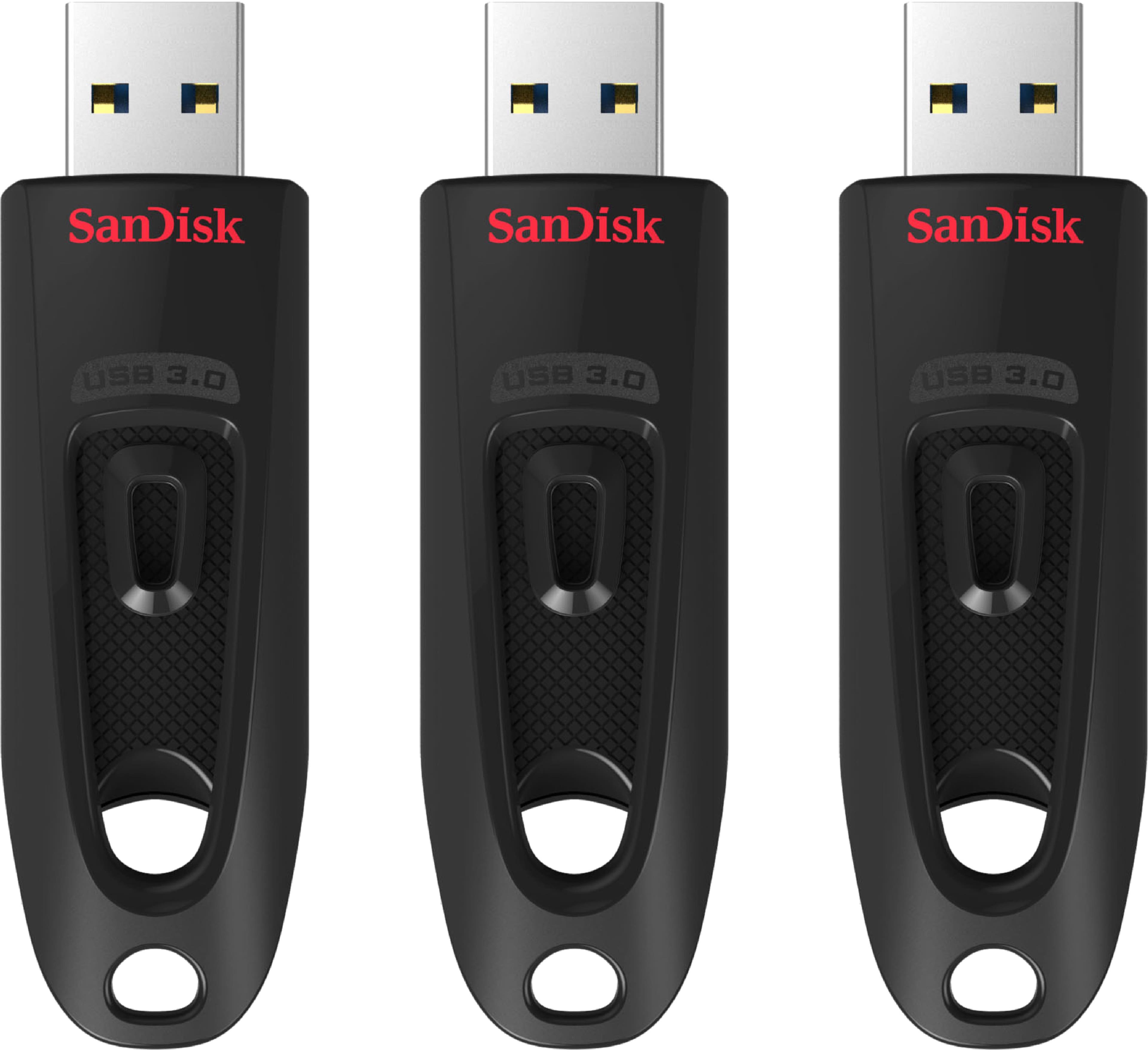 SanDisk - Ultra 32GB USB 3.0 pen drive with Hardware Encryption (3-Pack)-SDCZ48-032G-GAM46T