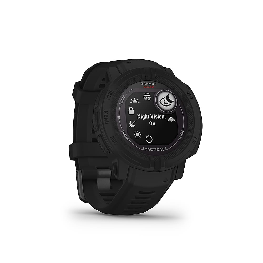 Garmin - Instinct 2 Solar Tactical Edition 45mm Smartwatch Polímero Reforçado com Fibra - Preto-010-02627-13