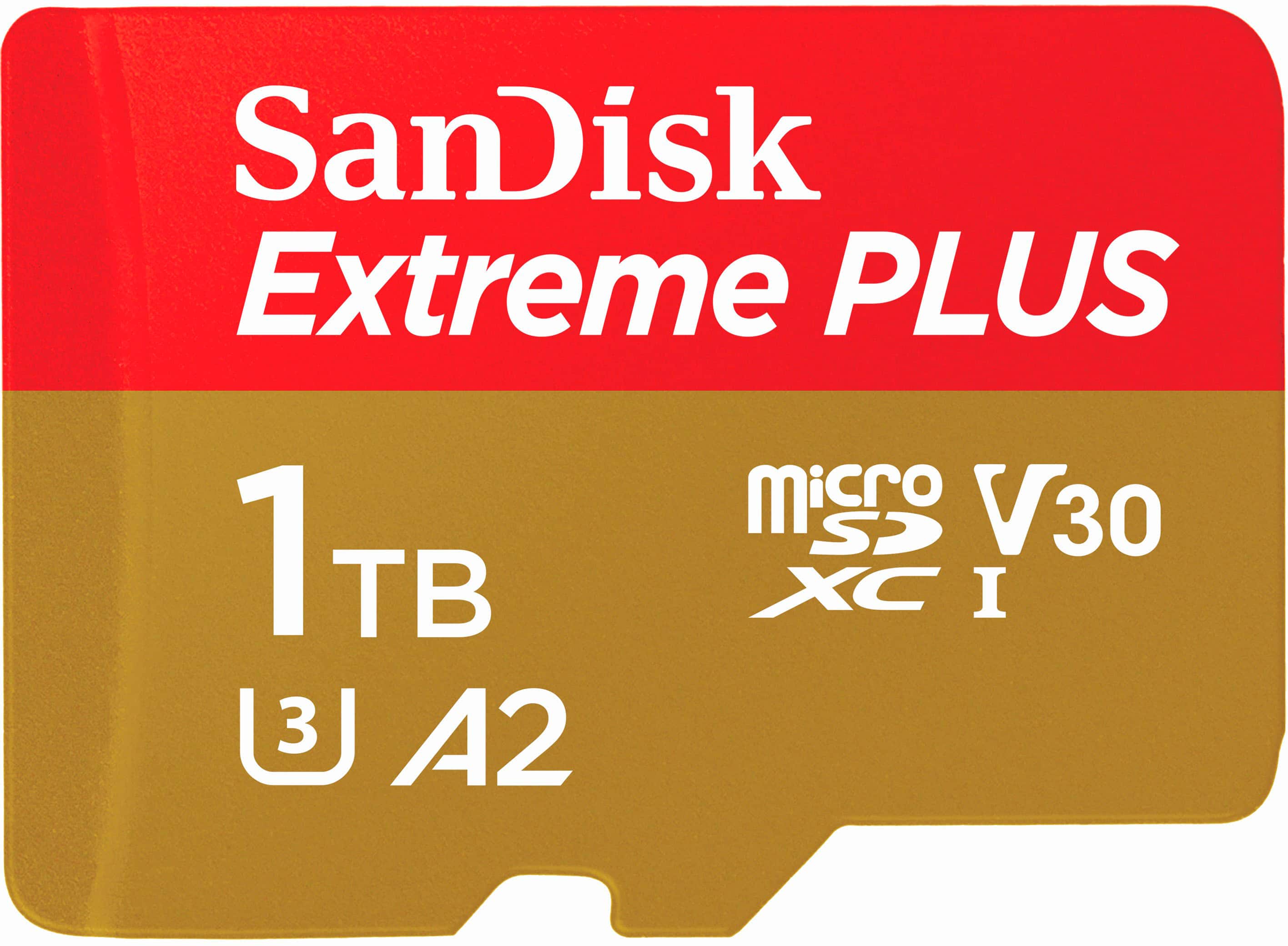 SanDisk - Cartão de memória microSDXC UHS-I Extreme PLUS 1TB-SDSQXBD-1T00-AN6MA