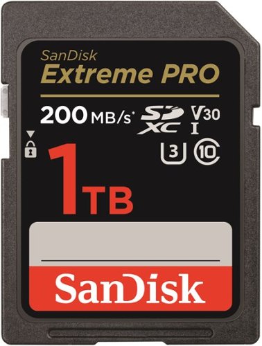 SanDisk - Cartão de memória Extreme PRO 1 TB SDXC UHS-I-SDSDXXD-1T00-ANCIN
