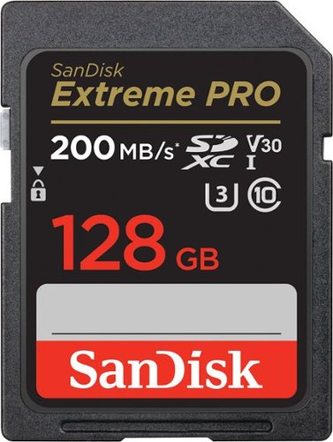SanDisk - Cartão de memória Extreme PRO 128GB SDXC UHS-I-SDSDXXD-128G-ANCIN