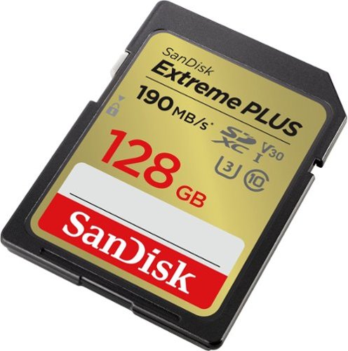 SanDisk - Cartão de memória Extreme PLUS 128GB SDXC UHS-I-SDSDXWA-128G-ANCIN