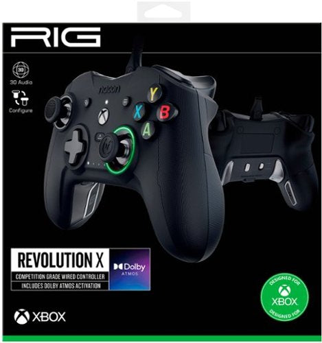 RIG - Controle Bluetooth de viode game Nacon Revolution X para Xbox Series X|S, Xbox One e Windows 10/11 - Preto-50-1149-01