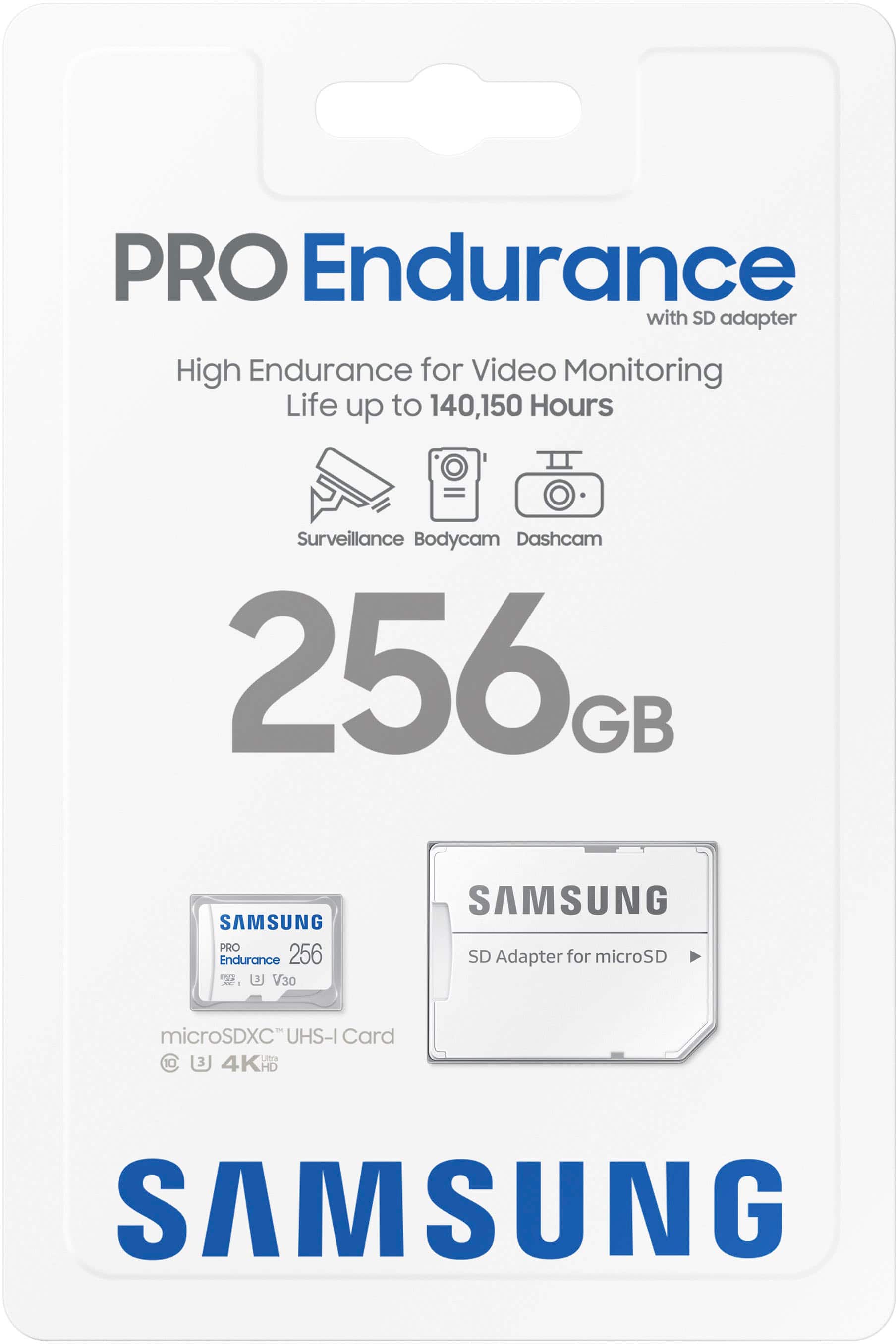 Samsung - Cartão de memória MicroSDXC PRO Endurance 256GB-MB-MJ256KA/AM