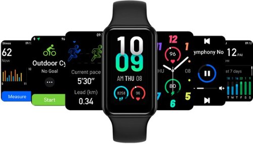 Amazfit - Rastreador de atividades e fitness Band 7 37,3 mm policarbonato - preto-B2177OV1N