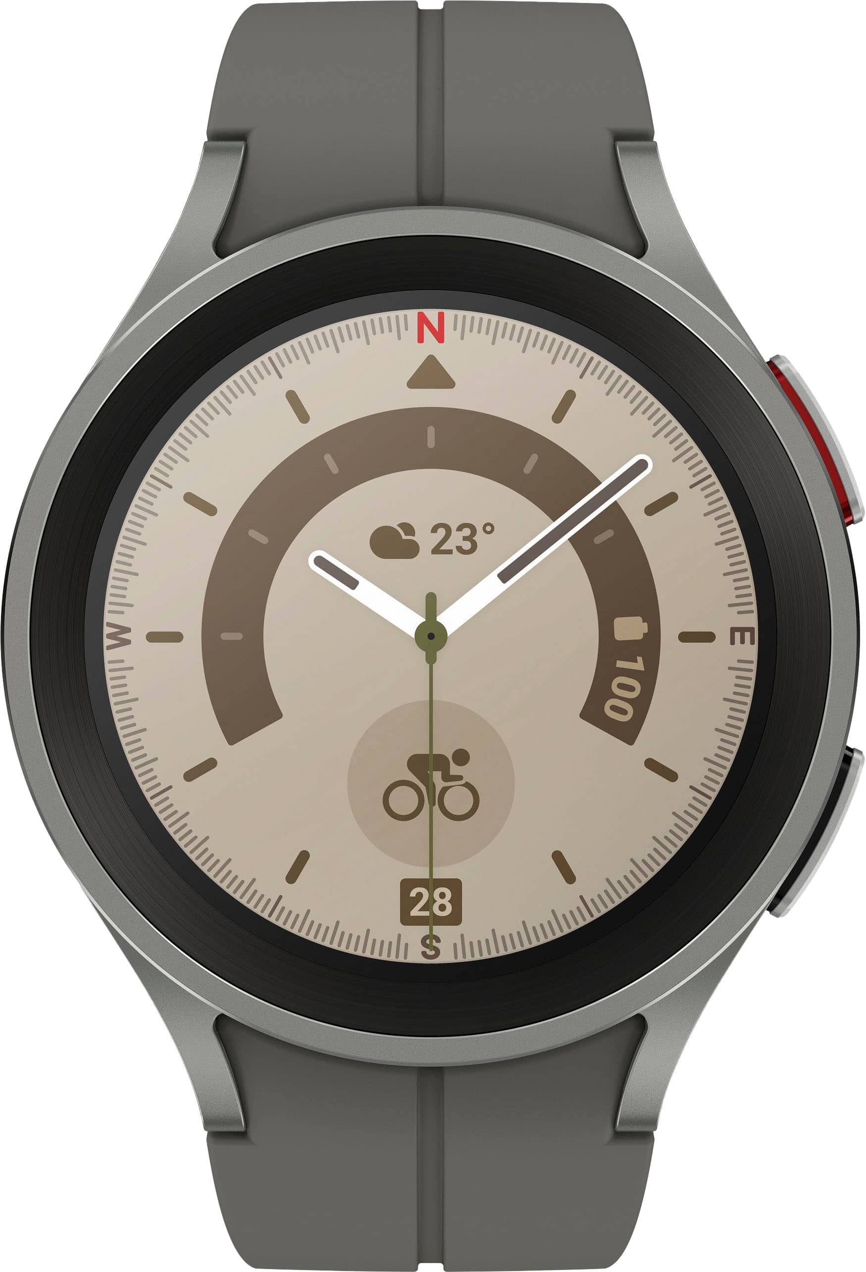 Samsung - Galaxy Watch5 Pro Titanium Smartwatch 45mm LTE - Cinza-SM-R925UZTAXAA