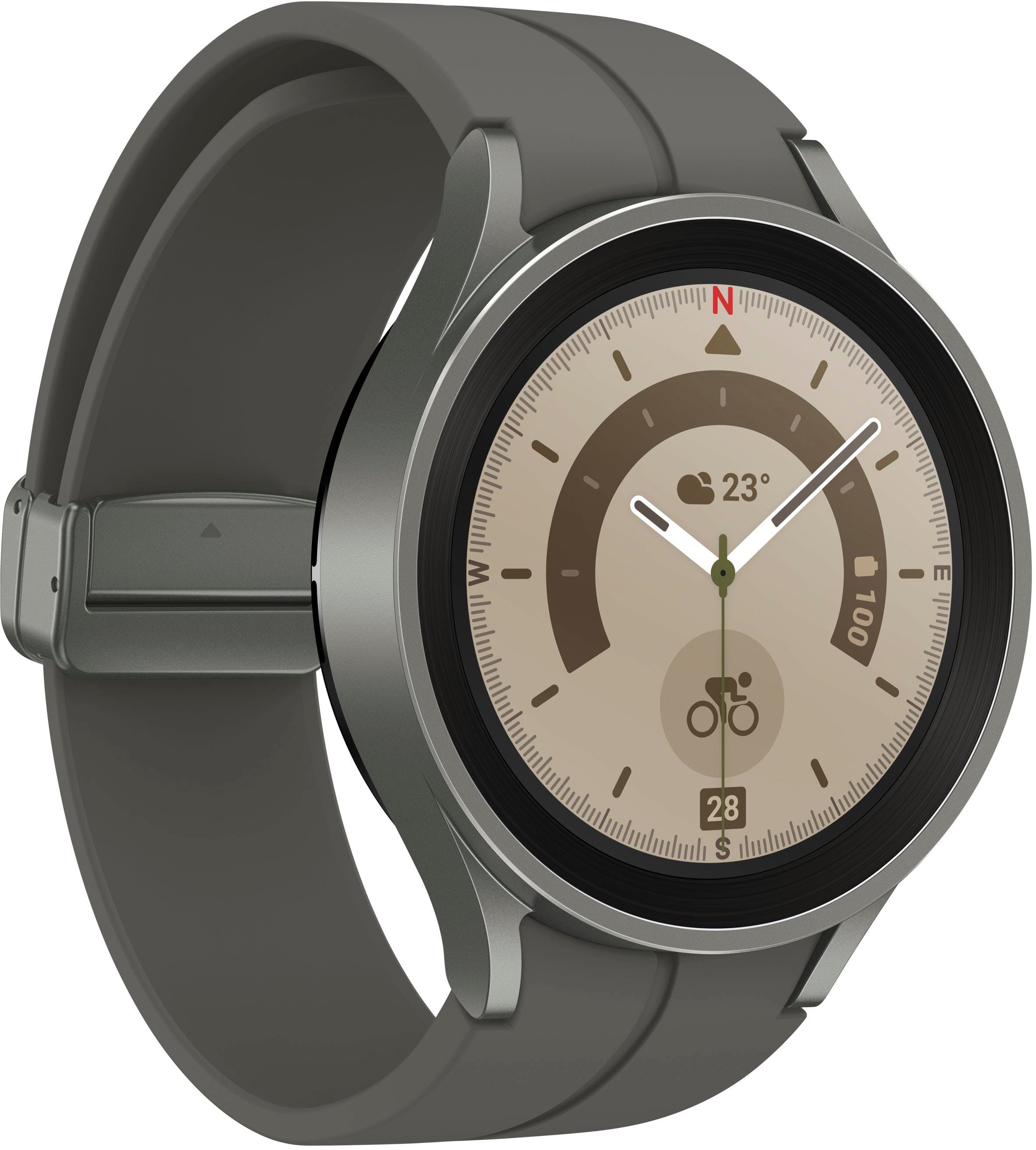 Samsung - Galaxy Watch5 Pro Titanium Smartwatch 45mm LTE - Cinza-SM-R925UZTAXAA