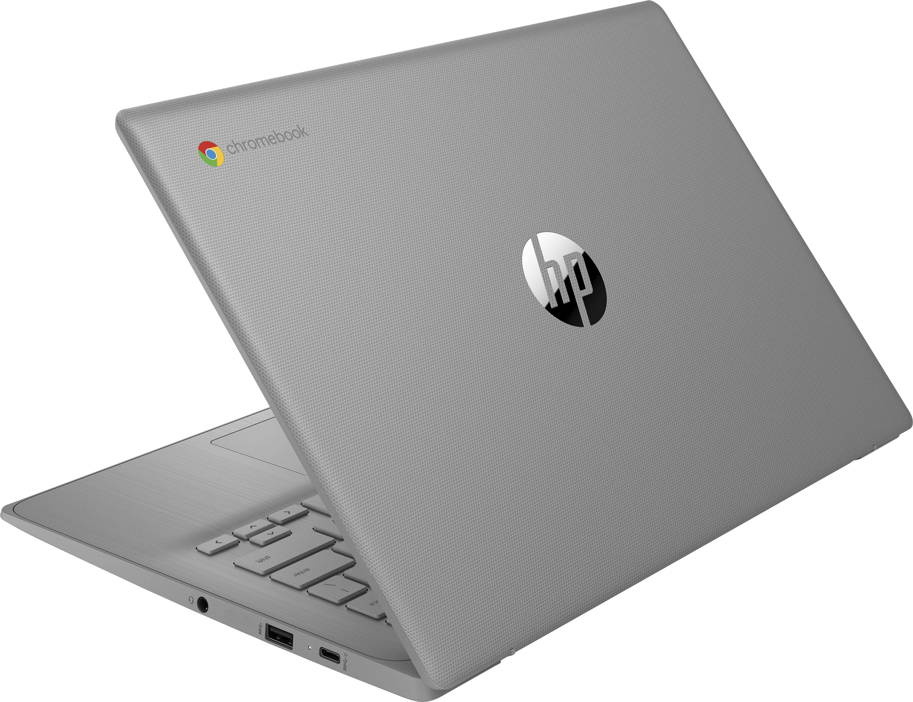 HP - Laptop Chromebook de 14" - Intel Celeron - 4 GB de memória - 64 GB eMMC - Cinza moderno-14A-NE0013DX