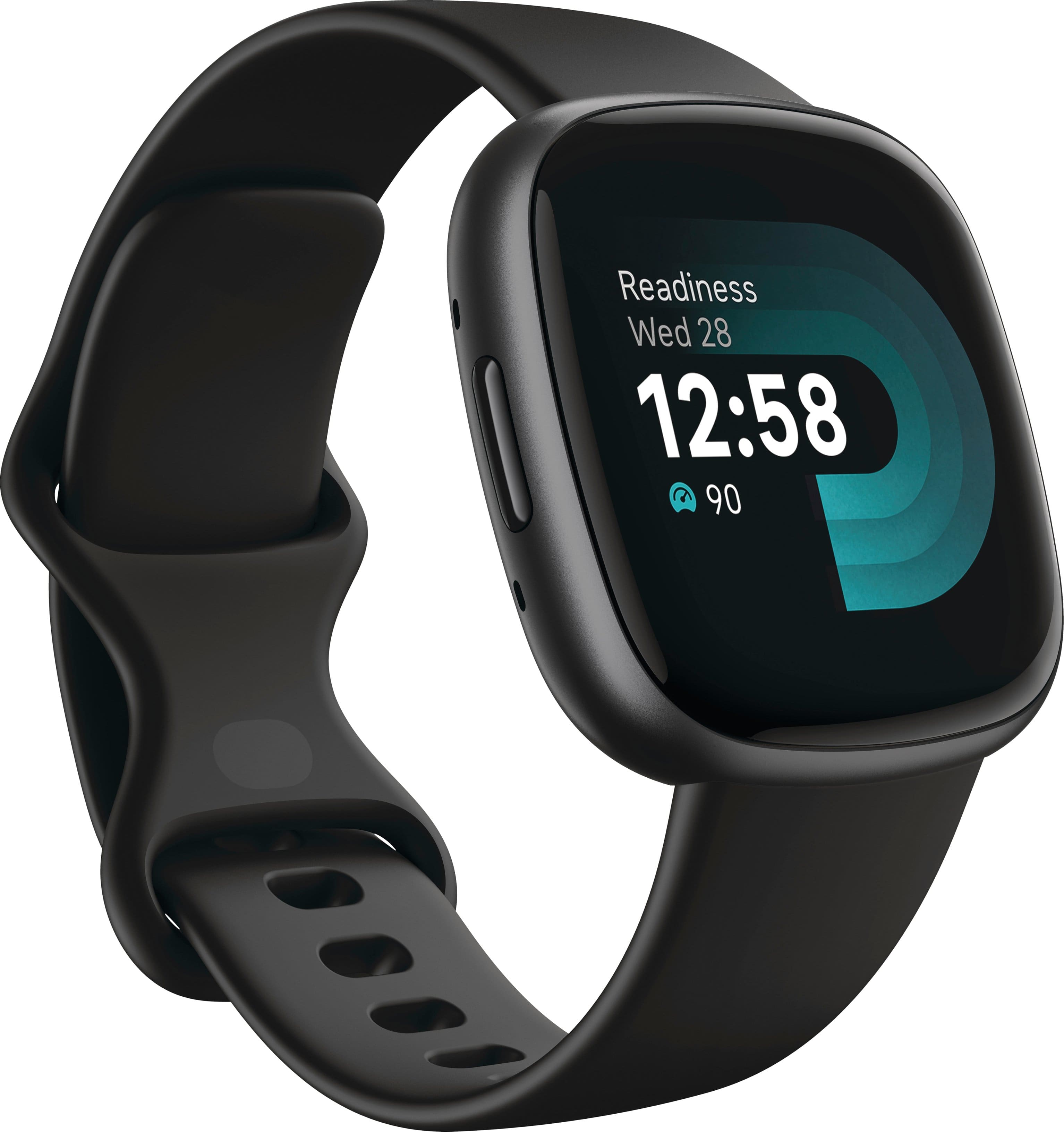 Fitbit - Versa 4 Fitness Smartwatch - Grafite-FB523BKBK-US