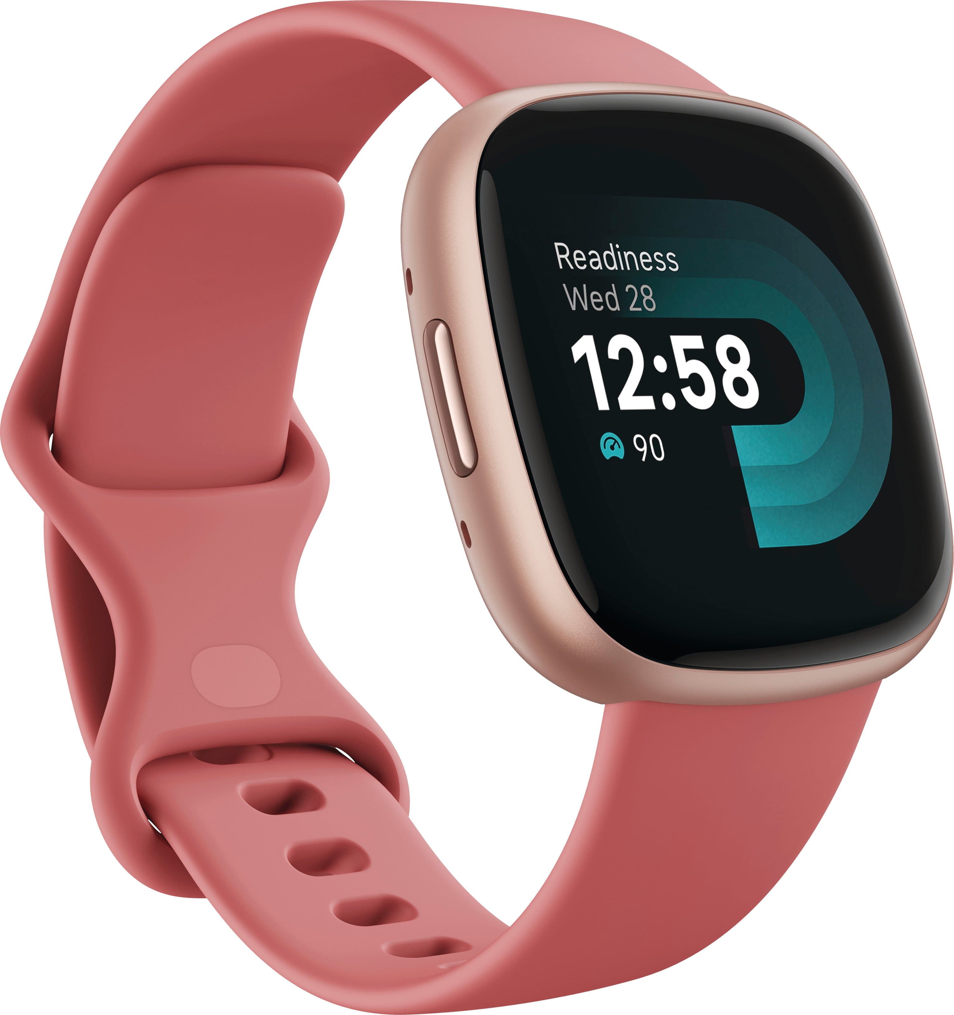 Fitbit - Versa 4 Fitness Smartwatch - Copper Rose-FB523RGRW-US