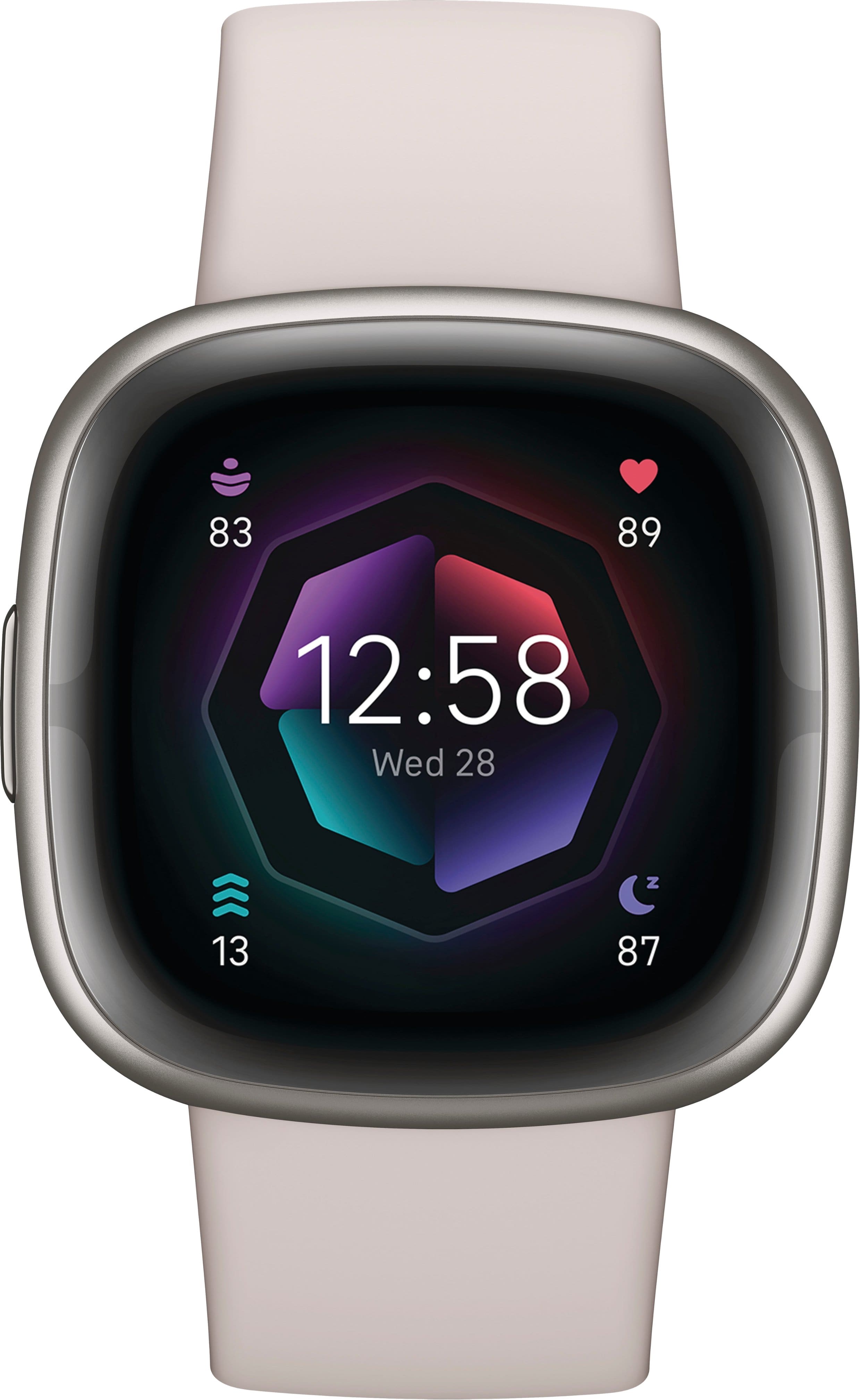 Fitbit - Smartwatch Sense 2 Advanced Health - Platinum-FB521SRWT-US