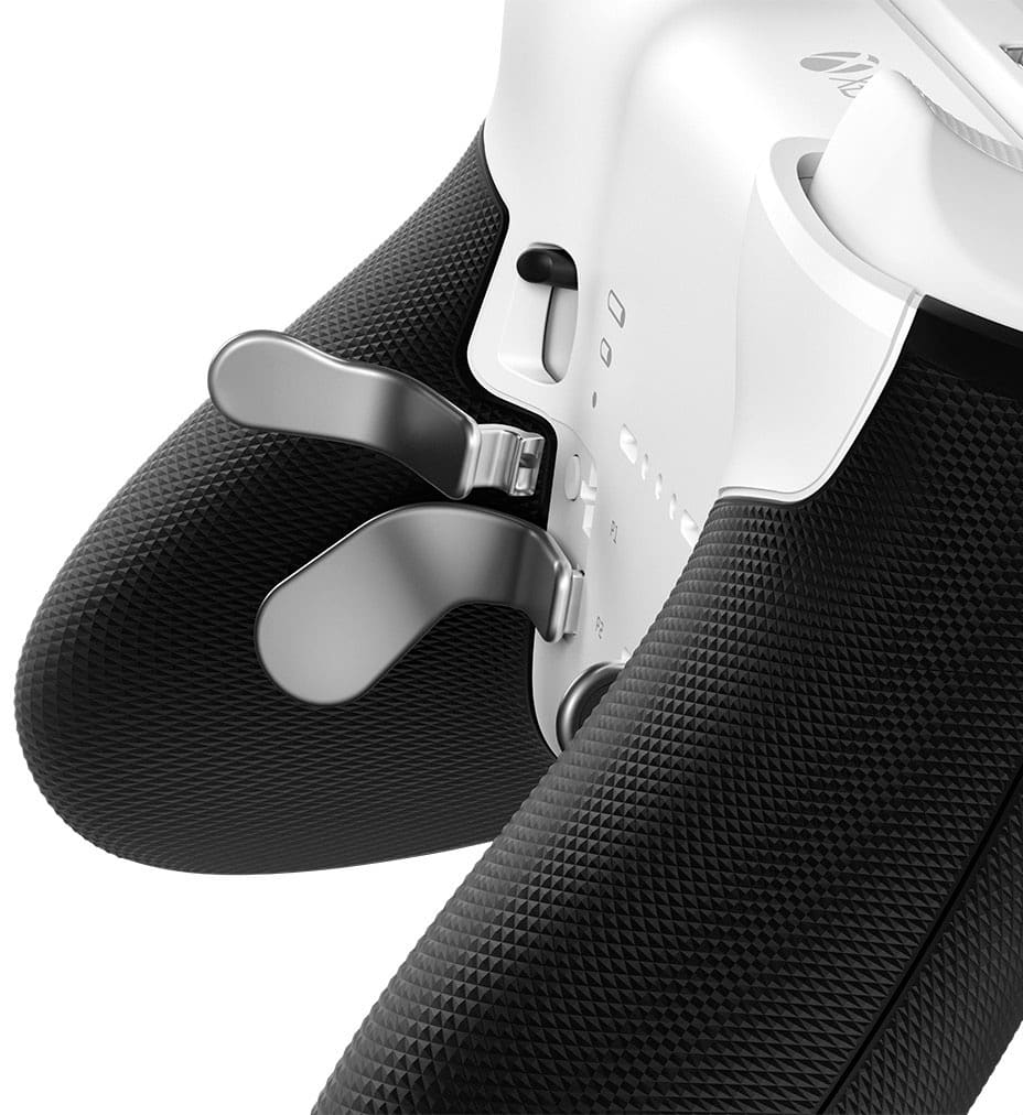 Microsoft - Controle sem fio para para vídeo game Elite Series 2 Core para Xbox Series X, Xbox Series S, Xbox One e PCs com Windows - White-4IK-00001