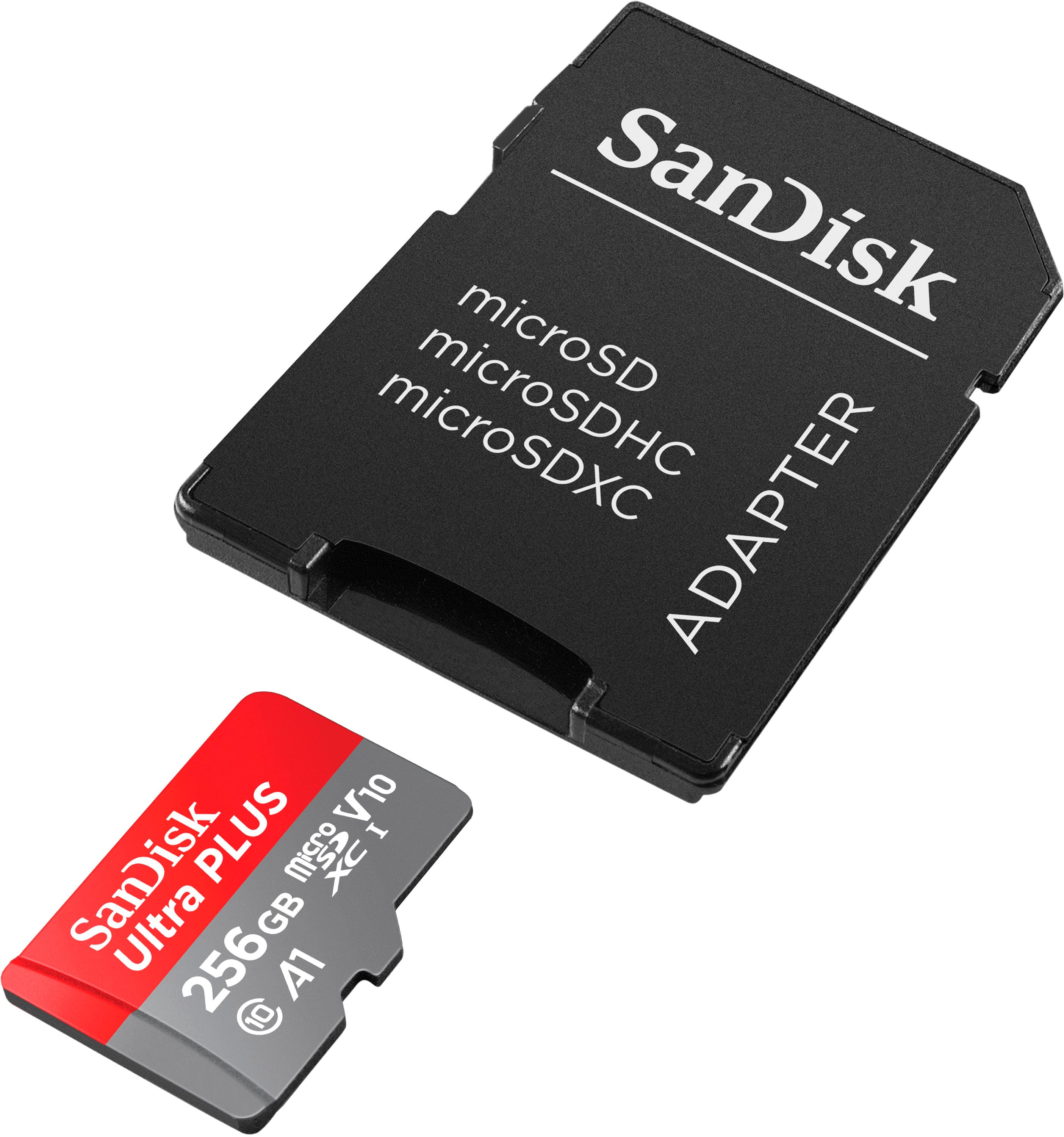 SanDisk - Cartão de memória microSDXC UHS-I Ultra PLUS 256GB-SDSQUBL-256G-AN6IA