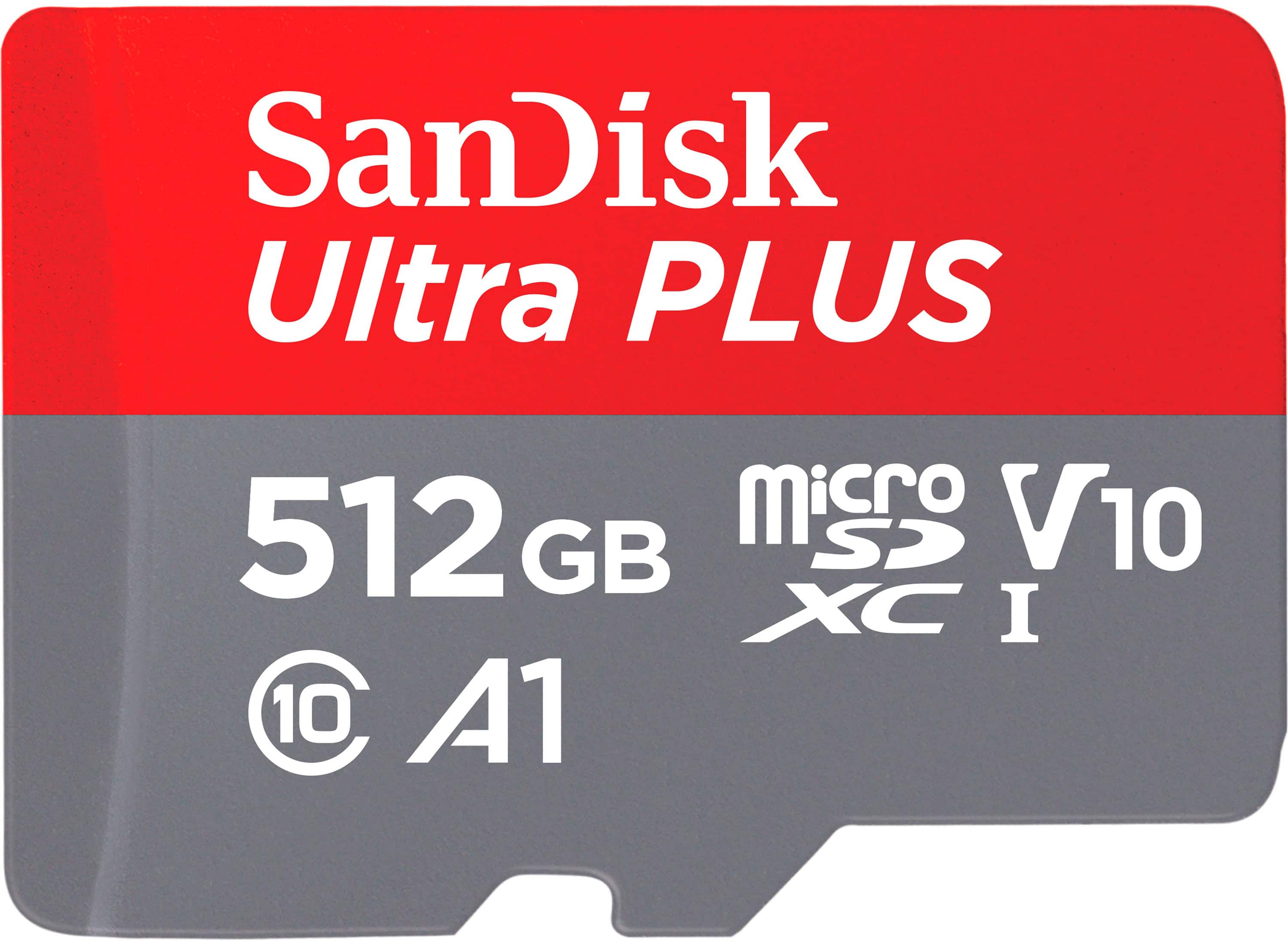 SanDisk - Cartão de memória microSDXC UHS-I Ultra PLUS 512GB-SDSQUBL-512G-AN6IA