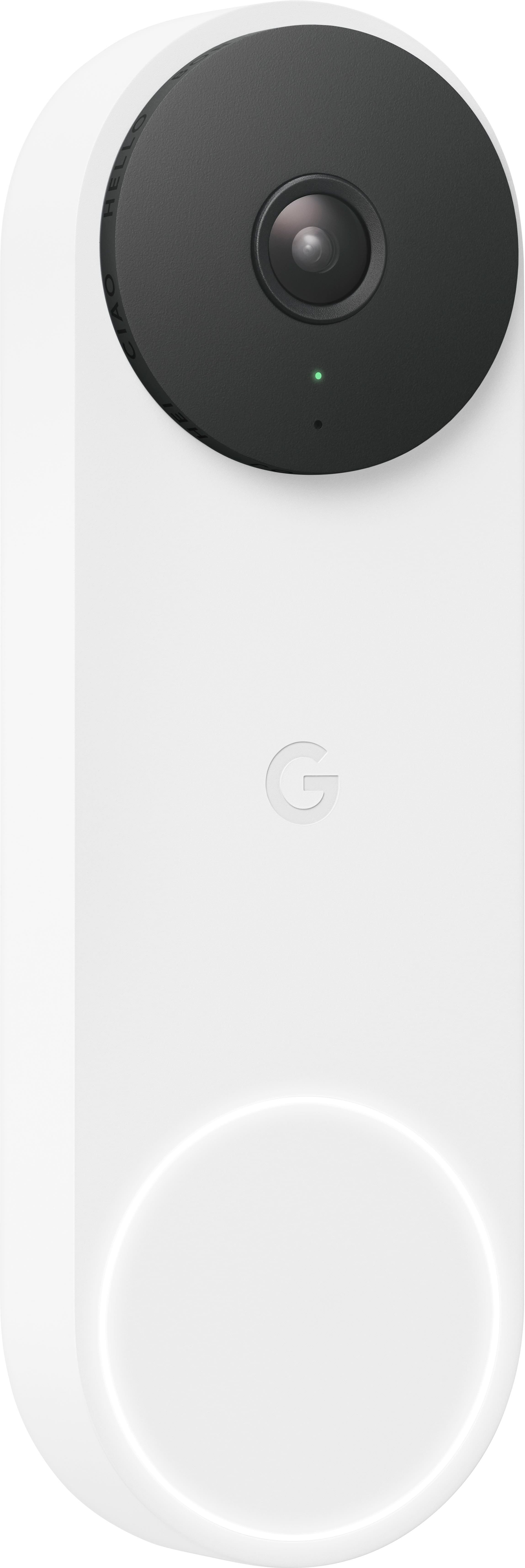 Google - Nest Doorbell com fio (2ª geração) - Snow-GA02767-US