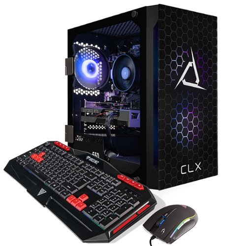 CLX - SET Gaming Desktop - AMD Ryzen 5 5600G - 8GB de memória - Radeon Graphics Shared - SSD M.2 NVMe de 500GB - Preto-TGMSETRXM2500BM