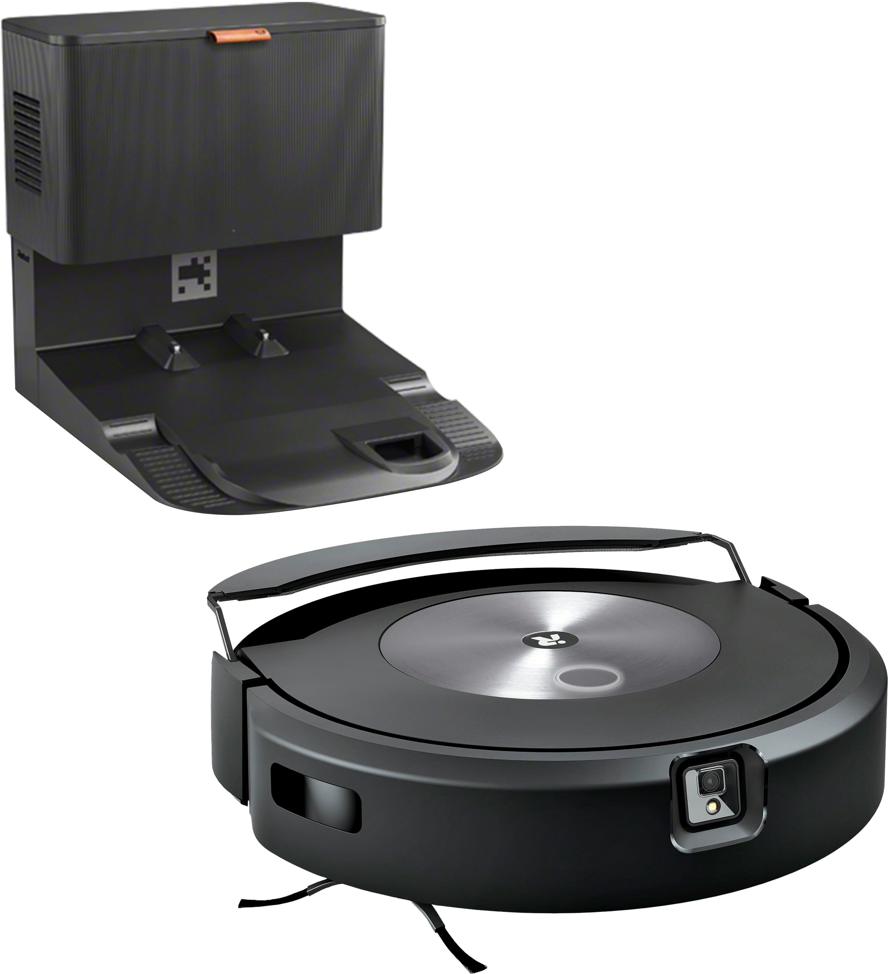 iRobot - Roomba Combo j7+ Robô aspirador e esfregão com esvaziamento automático - Grafite-C755020